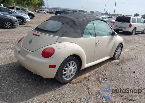 2005 Volkswagen New Beetle Gls z USA, uszkodzony, nr VIN 3VWCM31Y35M315173